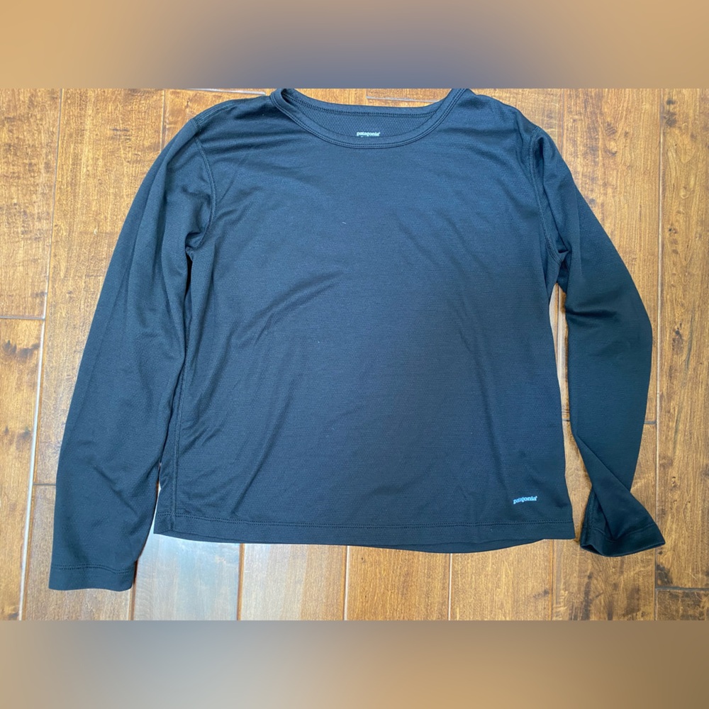 Patagonia Black Long Sleeve Performance Tee